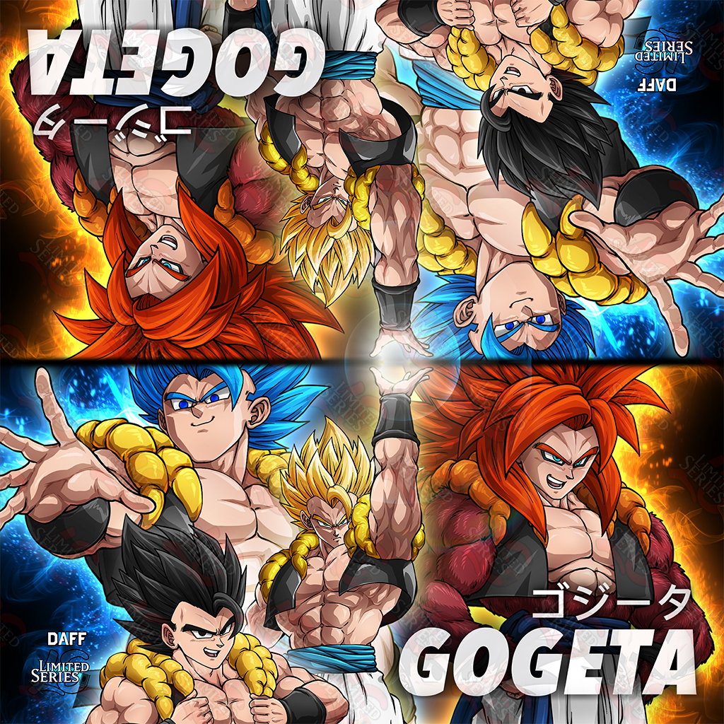 2021 June Daffduff - Gogeta 2-Player Cloth Sample