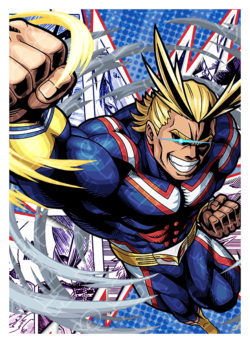 2020 August All Might Smash Standard Sleeves