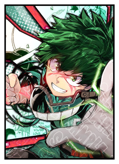 2020 August Deku Punch Standard Sleeves