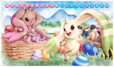 2021 Easter Digimon 1-Player memory Sample