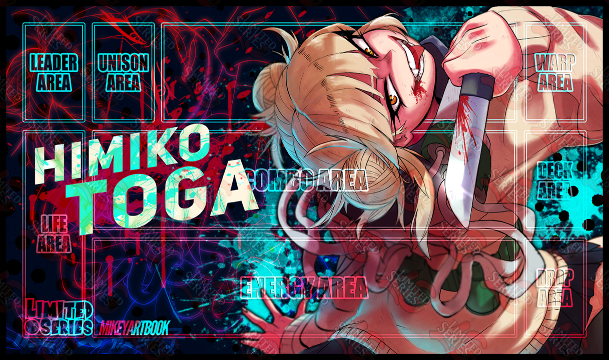 2021 Mikeyartbook-Himiko Toga 1-Player with zones Sample