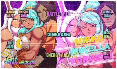 2021 April Mikeyartbook- Mirko-Yoruichi-Waifus 1-Player with zones Sample