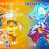 2021 May Mikeyartbook - Agumon x Gabuon 1-Player Sample Digimon Zones