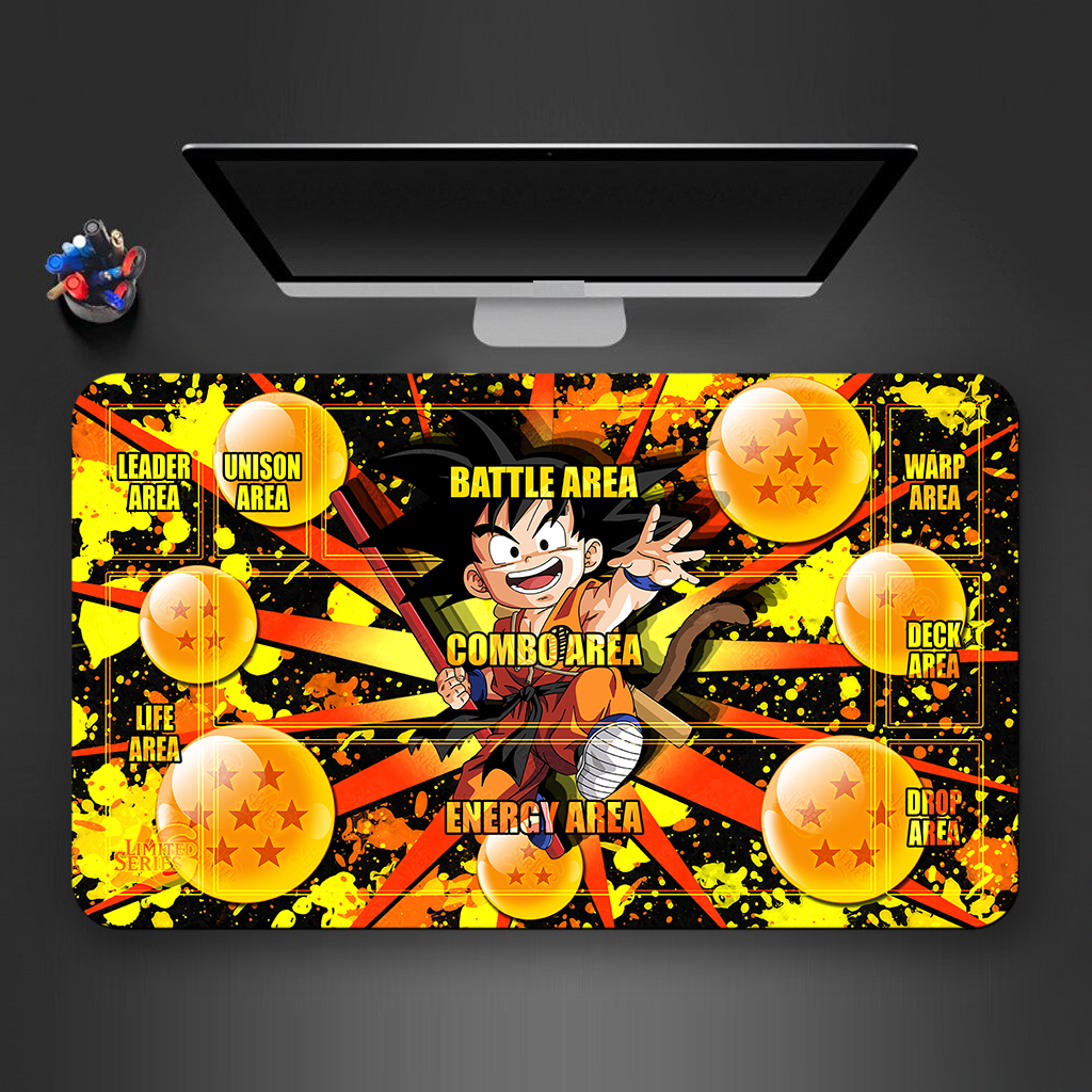  GMC Deluxe 2 Player Compatible Dragon Ball Dragonball Stadium  Mat Board Playmat & Carry Case Tube : Toys & Games