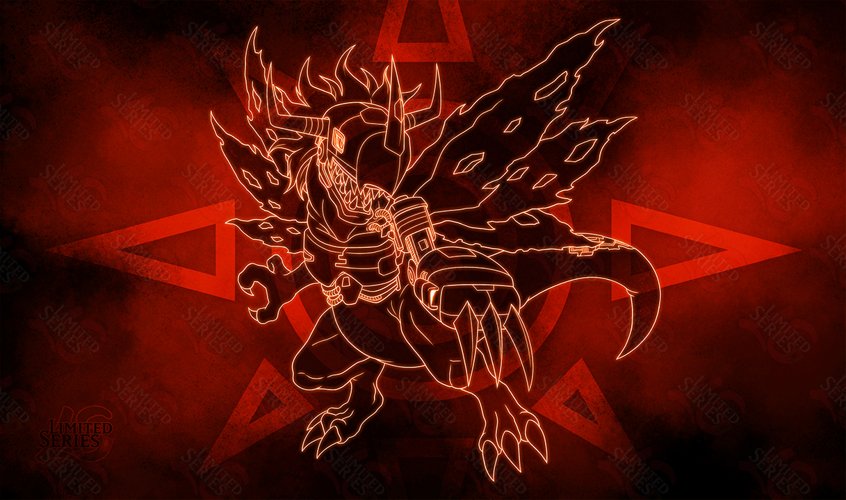 2021 August MetalGreymon 1Player Lineart Sample