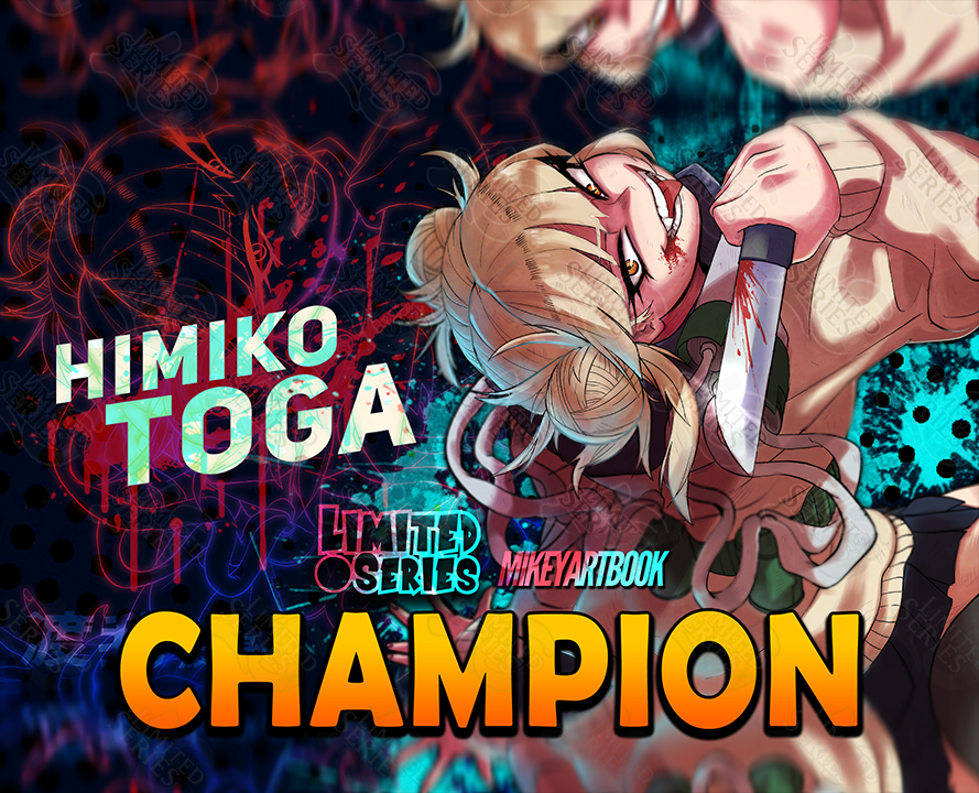 2021 Mar Mikeyartbook Himiko Toga 10x8 Acrylic Trophy Sample ver2