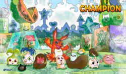 2022 Spring StaticFox64 Digimon 1Player Sample Blank Champion