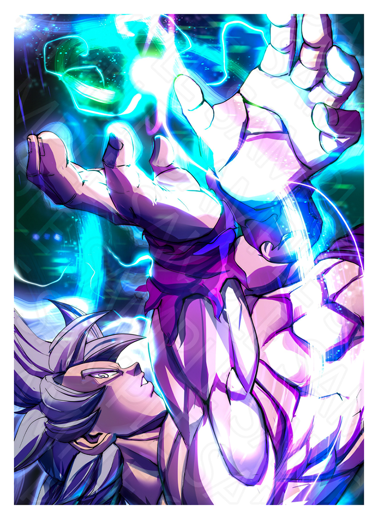 Gogeta Kamehameha Jan 2021 Standard Sleeves 65x - Limited Series