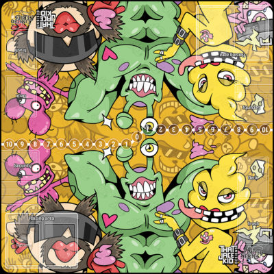 2022 Nov ThatJaceKid GrossGang 2Player Cloth Sample Zones Digimon