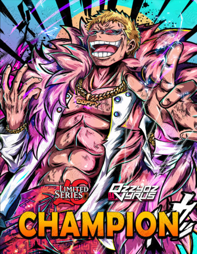 2022 Dec Ozzyozdavyrus Doflamingo Cardstock Trophy 8.5x11