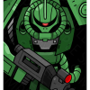 2025 March ThatJaceKid GundamZaku Standard Sleeves Green Zaku