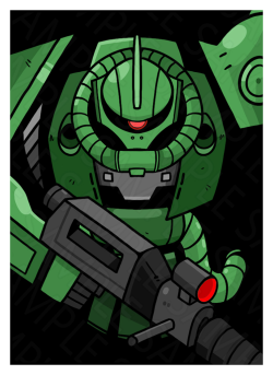 2025 March ThatJaceKid GundamZaku Standard Sleeves Green Zaku